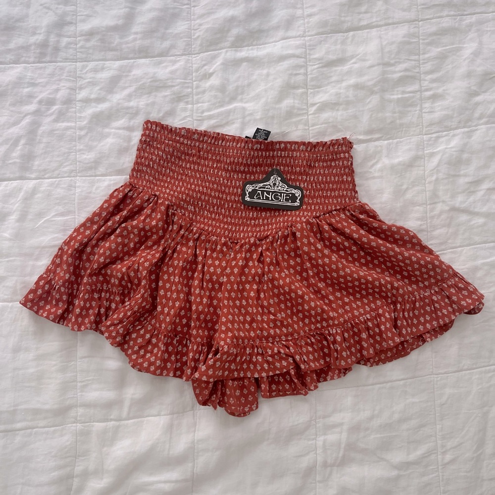 NWT Angie Orange Shorts